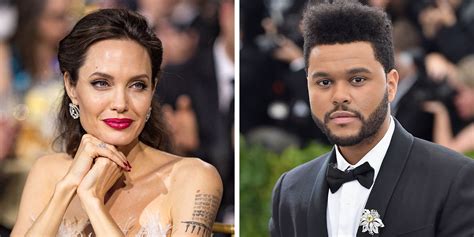 Angelina Jolie And The Weeknd Were Photographed Getting Dinner Together