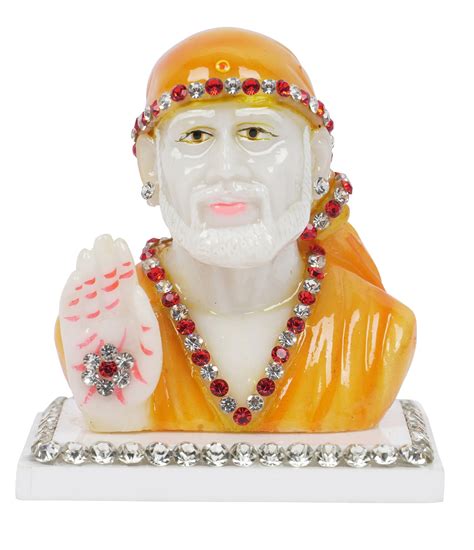 IBA Indianbeautifulart God Spiritual Figurine Sai Baba Auspicious Hindu