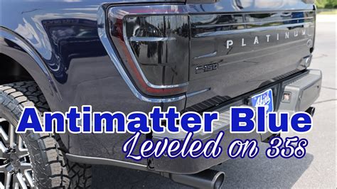2022 Ford F 150 Platinum Antimatter Blue Powerboost Covert Edition