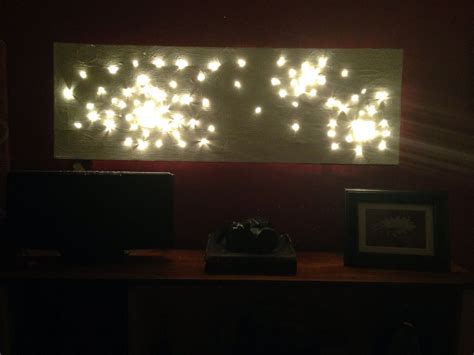 Lighted Canvas Made From Just A Few Simple Materials I Had Laying
