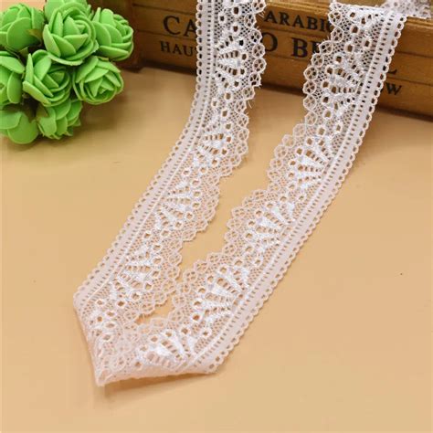 High Quality 30mm Wide White Stretch Elastic Lace Ribbon For Sewing Buy Stretch Lace Trimming