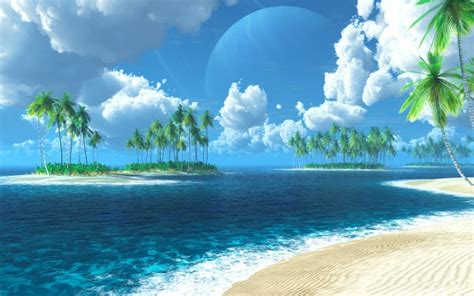 Free Download Peaceful Tropical Island Nature Beaches Hd Desktop