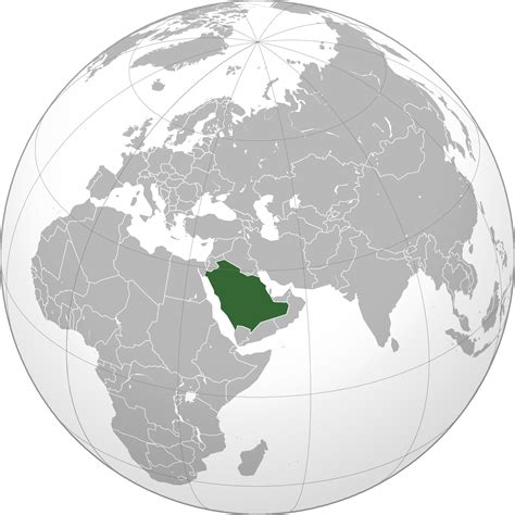 Arabia World Map
