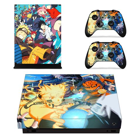 Xbox One X Console Vinyl Skin Anime Naruto Uzumaki Skin Decal Sticker