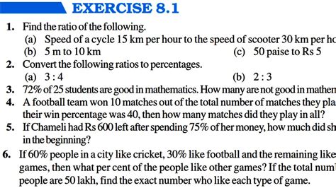 Chapter 8 Comparing Quantities Full Exercise 81 And Basic Class 8 Maths Rbse Cbse Ncert