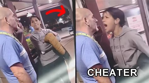 Woman Caught Cheating Infront Of Her Man Instantly Regrets It