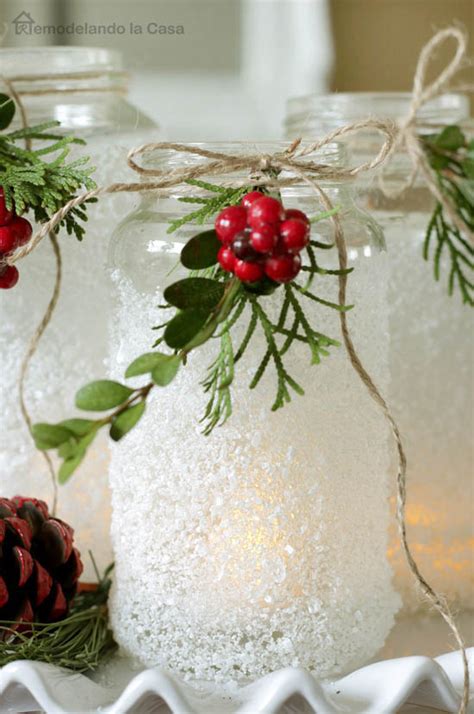 Mason jars are great for more than just canning. Mason Jar Christmas Decorating Ideas - Clean and Scentsible
