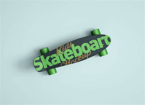 Kids Skateboard Mockup Free Psd Templates