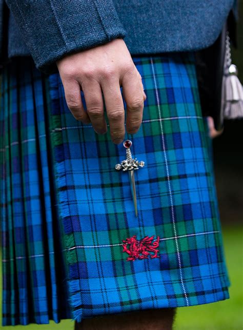 Chrome Dragon Sword Kilt Pin Wales Tartan Centres