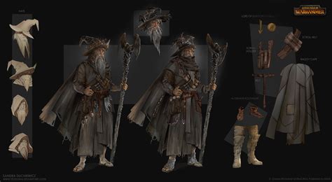 Artstation Total War Warhammer Concept Art Grey Wizard Sandra