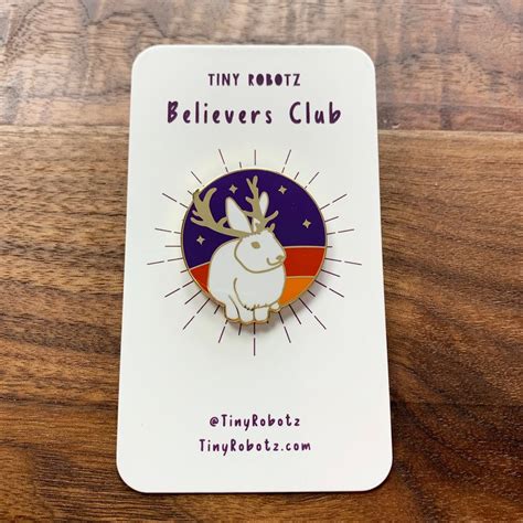 Jackalop Enamel Pin Believers Club Jack Rabbit Pin Mythical Etsy