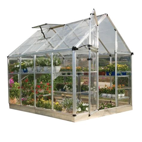 Greenhouse kits give you everything you need to build a greenhouse along with helpful construction instructions. Shop Palram 8-ft L x 6-ft W x 6.75-ft H Metal ...