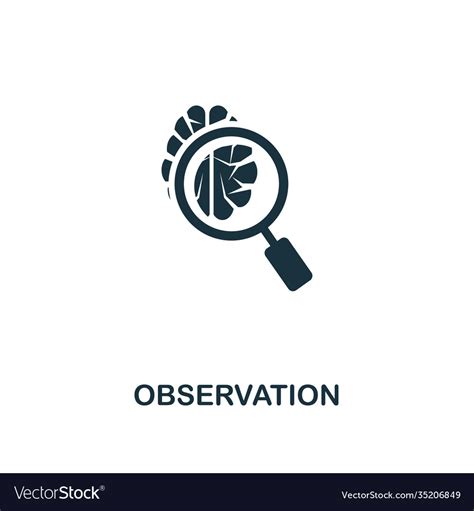 Observation Icon Premium Style Design From Vector Image