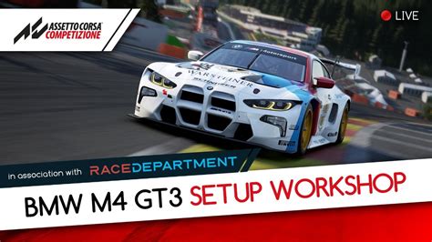How To Develop A Setup For The BMW M4 GT3 In Assetto Corsa Competizione