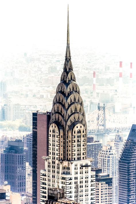 Spire Chrysler Building In New York City Seen From The Obs Flickr