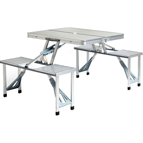 Shop with afterpay on eligible items. Hinterland Aluminium Folding Table & Chair Set | BIG W