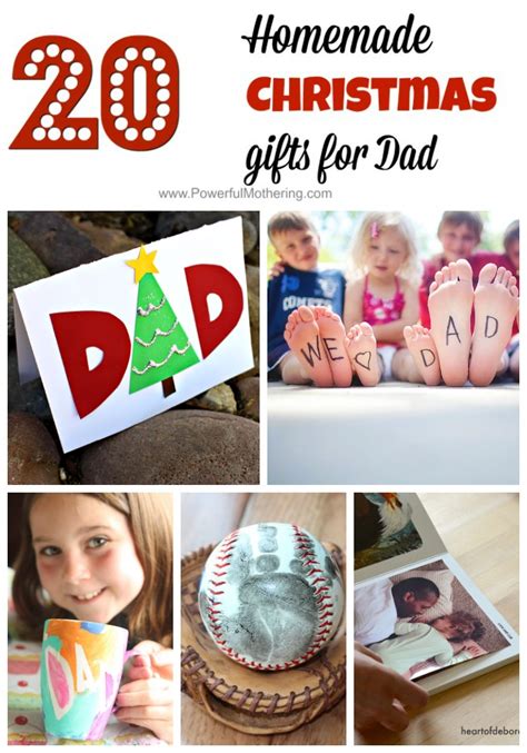 Make handmade easy and cheap presents for fathers with these thoughful gift ideas for him at christmas, birthday and father's day. Homemade Christmas Gifts for Dad - So Thoughtful!