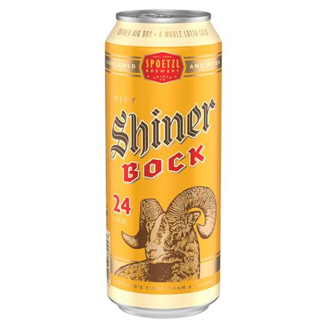 Shiner Bock Beer Can Shop Beer At H E B