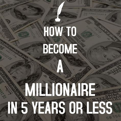 How To Become A Millionaire In 5 Years Erickson Ricky Eugene