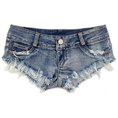 Women Denim Hot Shorts Summer Hole Tassel Low Waist Short Mini Jeans