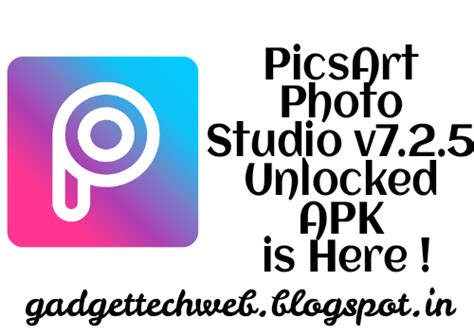 Picsart Photo Studio V725 Unlocked Apk Is Here Gadget Tech Web