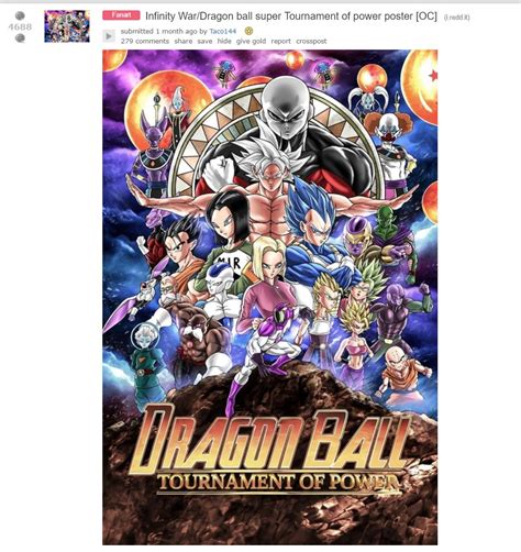 What is the tournament of power? Owen M. Roe on Twitter: "The Dragon Ball poster was fanart ...
