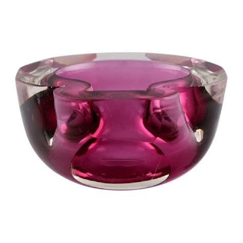 Green Murano Glass Bowl C1950 At 1stdibs