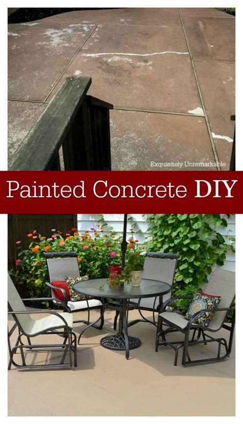 How To Paint A Concrete Patio Paint Concrete Patio Patio Makeover