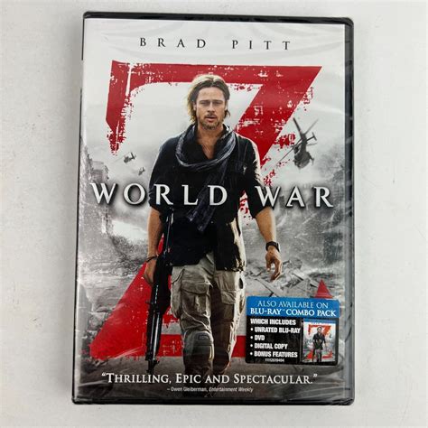 World War Z Dvd Brad Pitt Mireille Enos Daniella Kertesz New Sealed