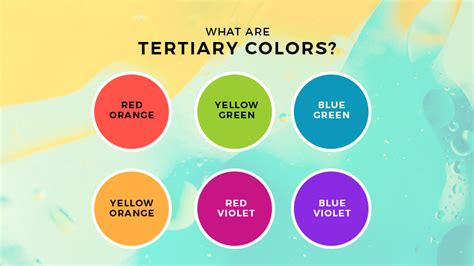 6 Tertiary Colors