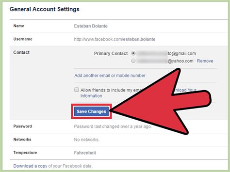 Change The Email Address For Your Account