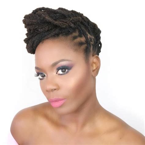 Partial dreadlock hairstyles are truly a work of art. Black Women with Dreadlocks Hairstyles, Best African ...