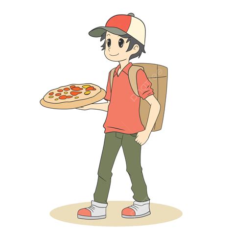 رجل توصيل بيتزا رجل توصيل بيتزا Png وملف Psd للتحميل مجانا