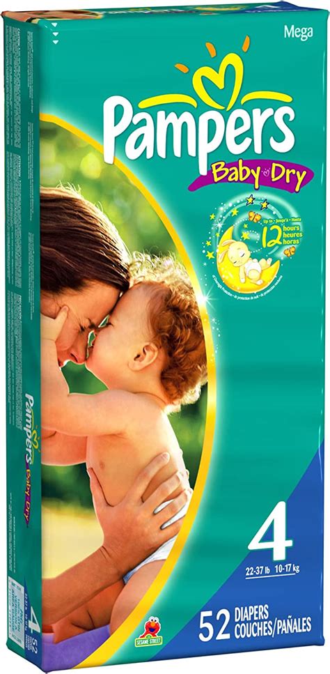 Pampers Baby Dry Size 4 Diapers Mega Pack 52 Count Amazonsg Baby