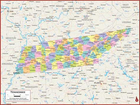 Tennessee Map