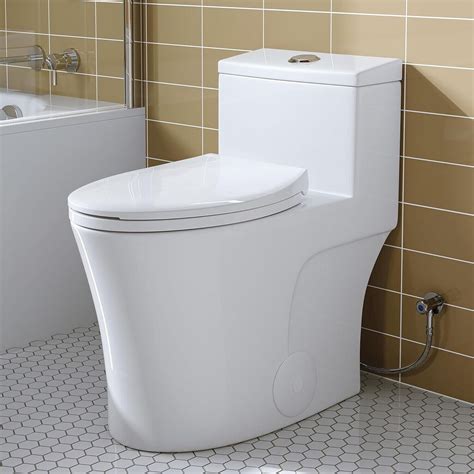 Horow Compact One Piece Toilet 10 Rough In Elongated 08128 Gpf And