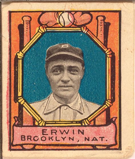 Tex Erwin Brooklyn Dodgers Baseball Card Portrait Dodgers Baseball Baseball Birthday League