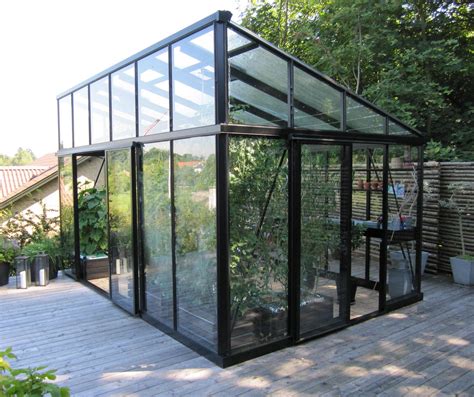 8x10 Janssens Modern Pent Roof Greenhouse In 2021 Modern Greenhouses