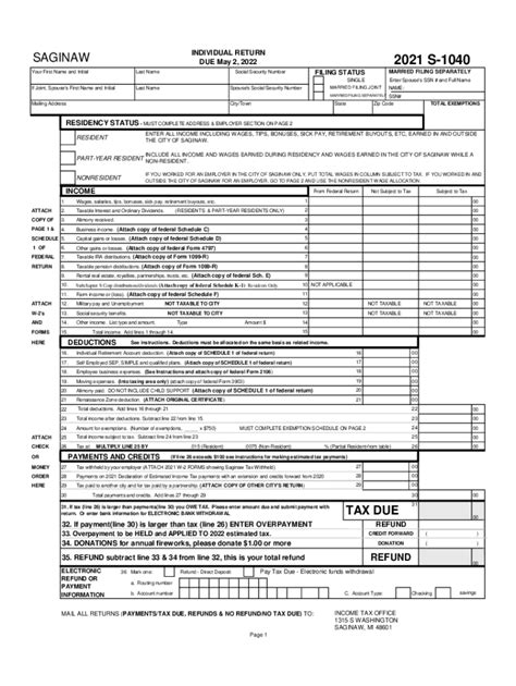 2022 Mi 1040 Fill Out And Sign Online Dochub