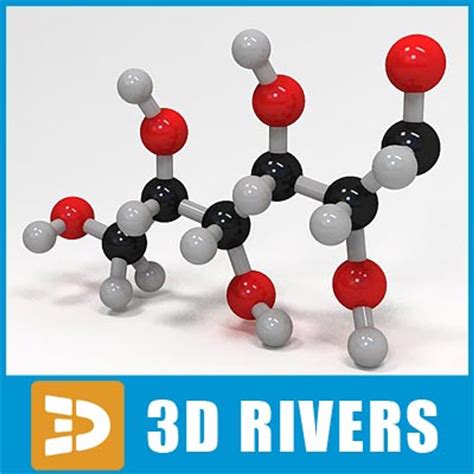 Glucose Molecule Structure 3d Model