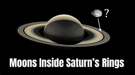 Moons Inside Saturns Rings Youtube