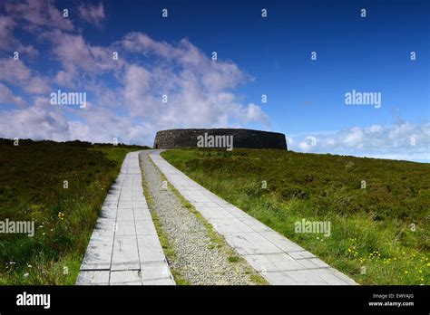 The Ancient Grianan Of Aileach Ring Fort At Burt County Donegal
