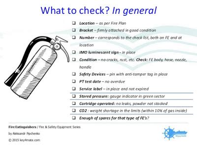 Visually inspect all extinguishers monthly. Fire extinguisher inspection checklist template