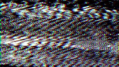 Static Tv Interference Glitch Rgb 3d Effect Youtube