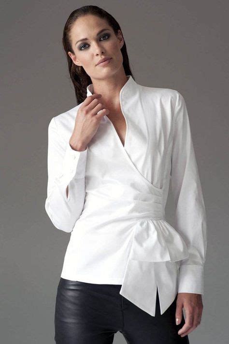 La Blusa Blanca Versátil Y Elegante 40 Modelos Y Estilos Ideas