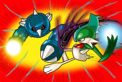 Metang Vs Gallade By Skull Splinters On Deviantart