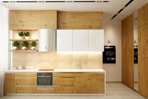 Modern Kitchen Designs With Wooden Accent Decor Brings A Contemporary