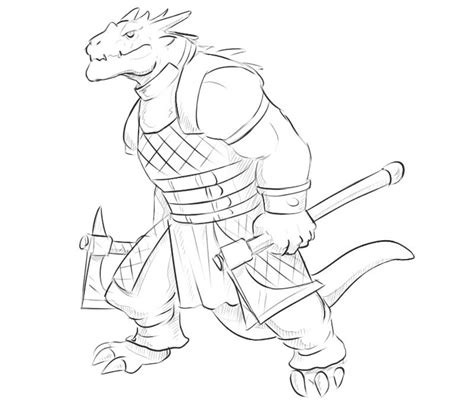 How To Draw A Dragonborn Geek