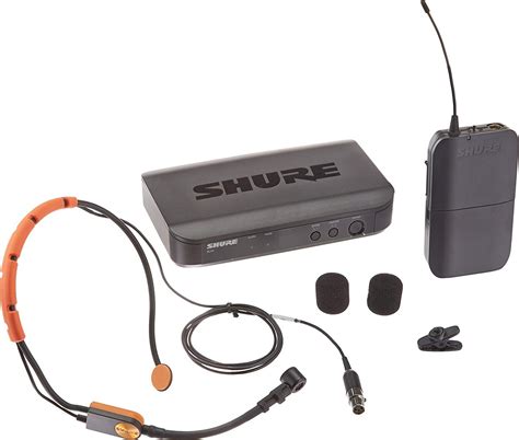 Shure Wireless Microphone System With Sm31fh Fitness Headset Microphone