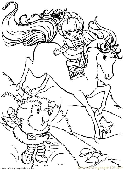 Rainbows are one of the most sought after subjects for children's coloring pages with parents throughout the world often looking for printable online rainbow coloring sheets. Coloring Pages Rainbow Bright Coloring Page 08 (Cartoons ...